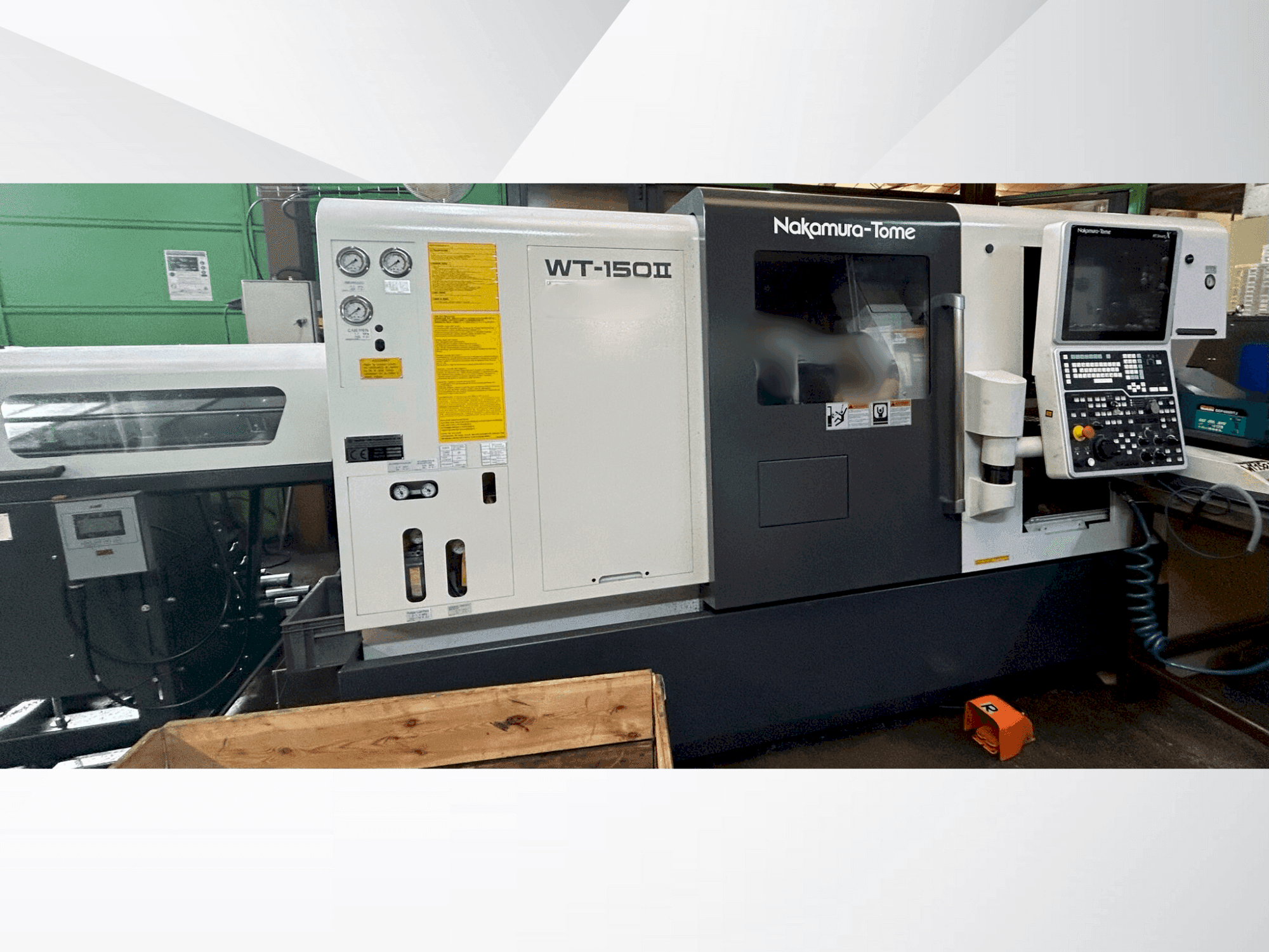 Front view of NAKAMURA-TOME WT 150  machine