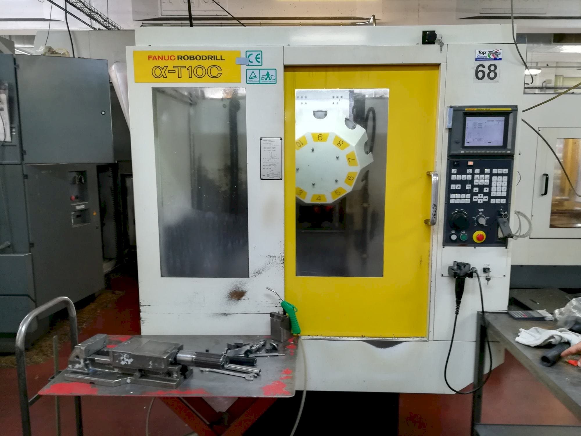 Front view of FANUC Robodrill alpha-T 10 C  machine