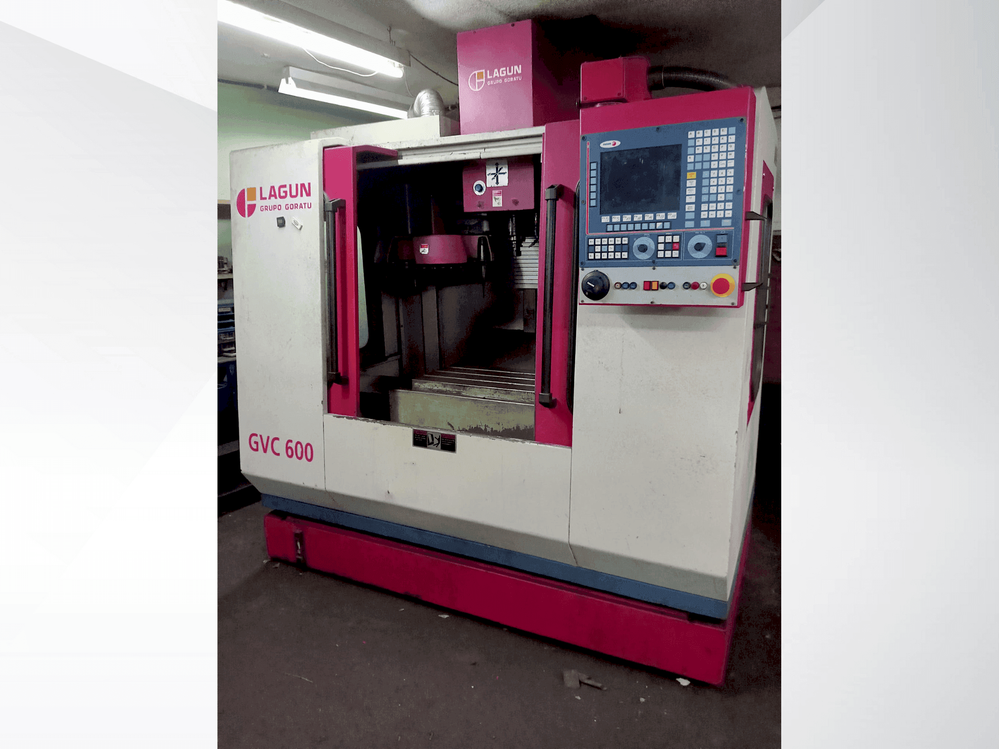 Front view of LAGUN GVC 600  machine