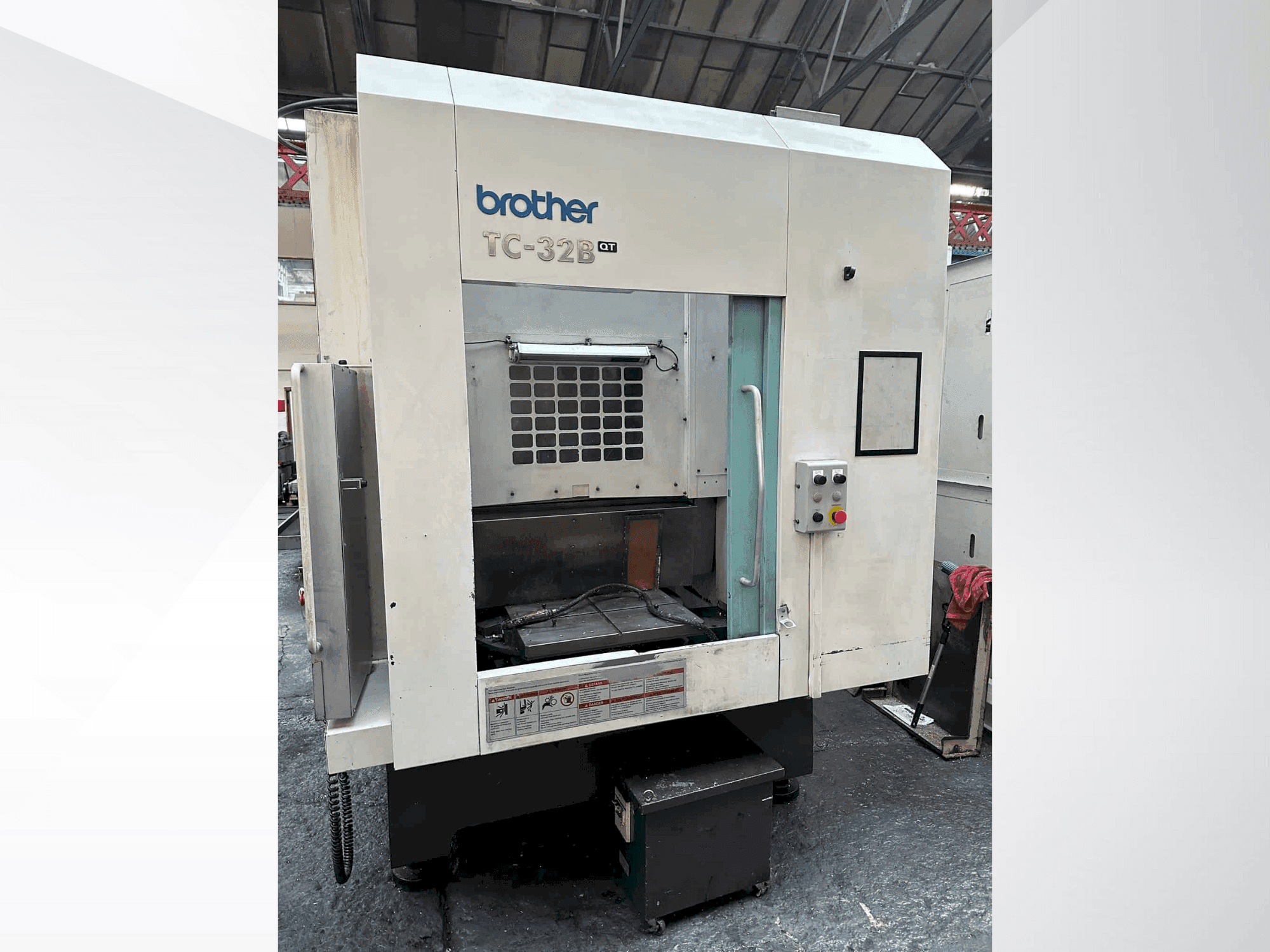 Front view of Brother TC-32B QT  machine