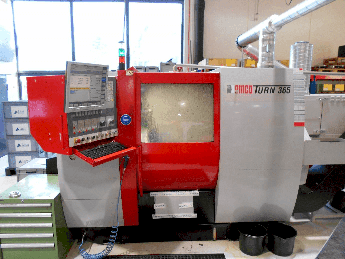 Front view of EMCO Turm 365  machine