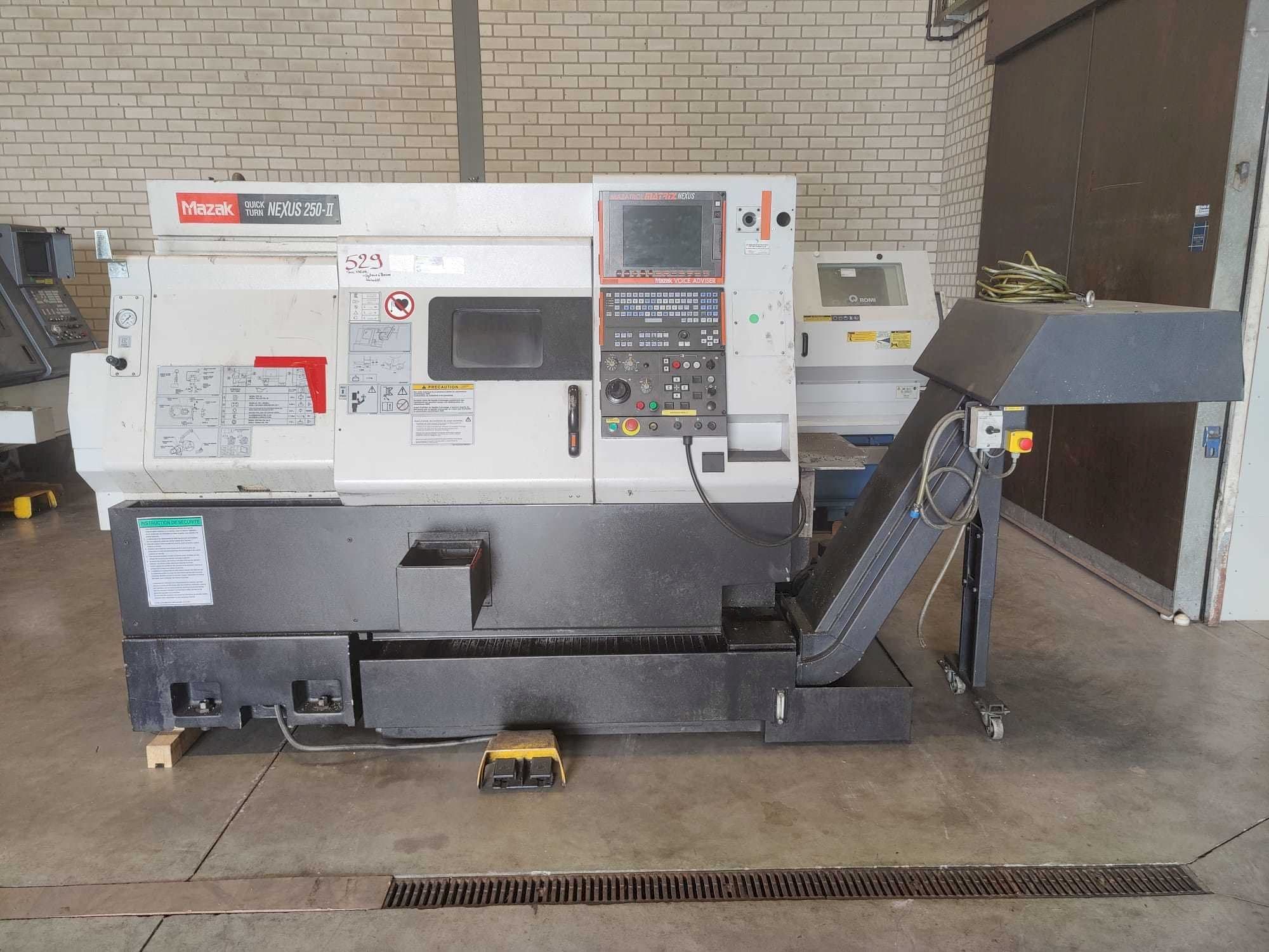 Front view of Mazak Quick Turn Nexus 250-II  machine