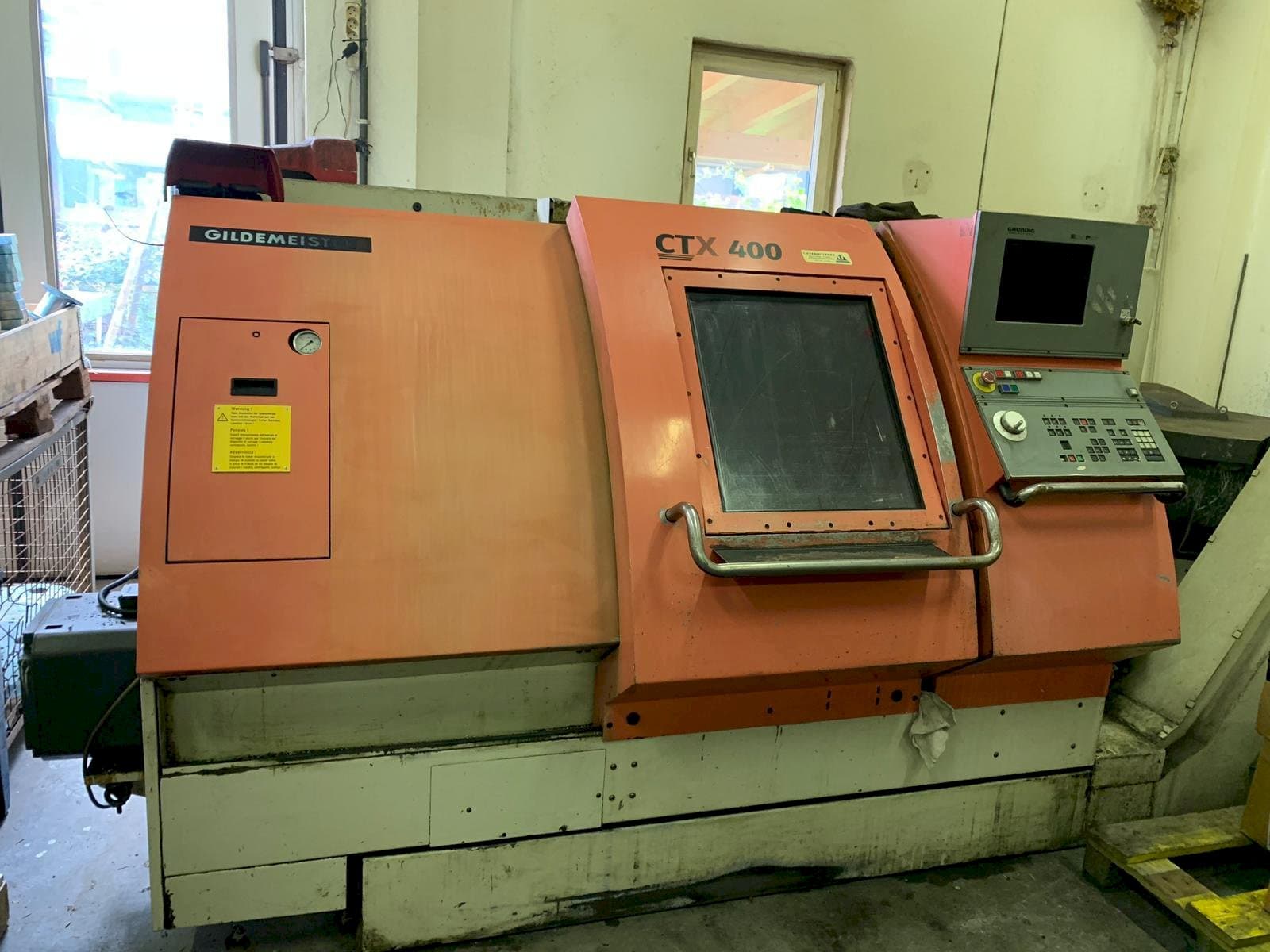 Front view of Gildemeister CTX 400  machine