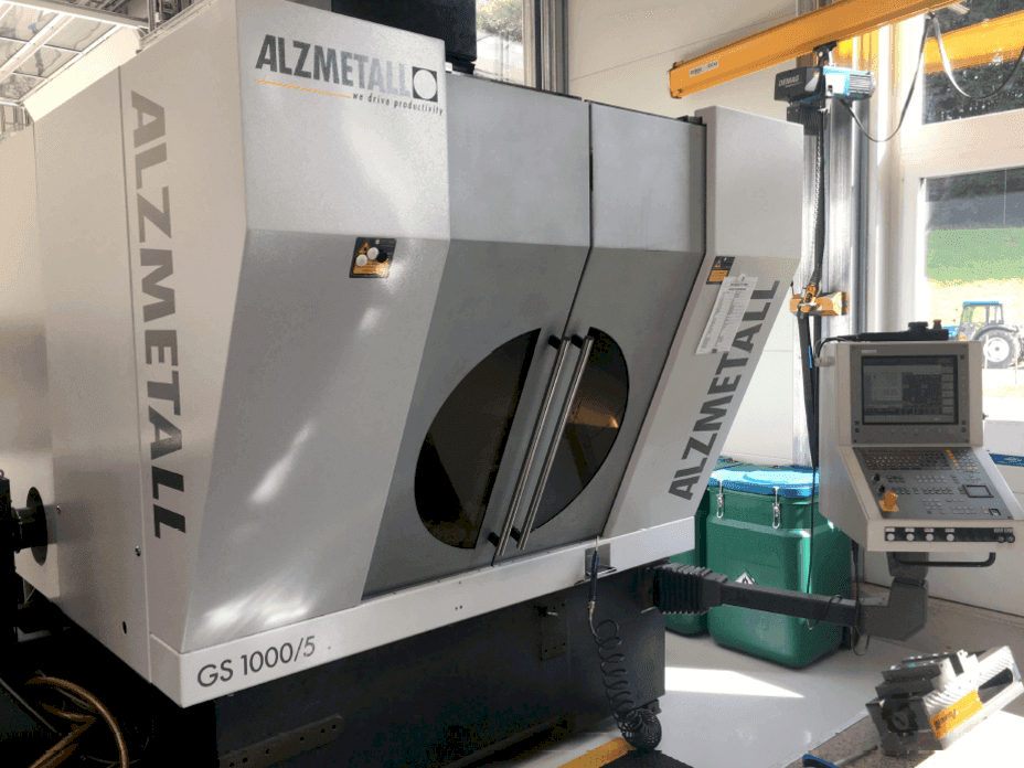 Front view of Alzmetall GS1000/5  machine