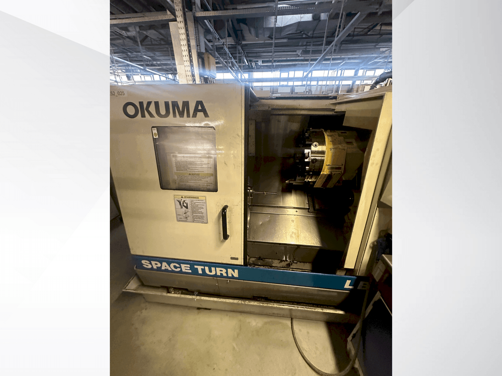 Front view of Okuma LB 300  machine