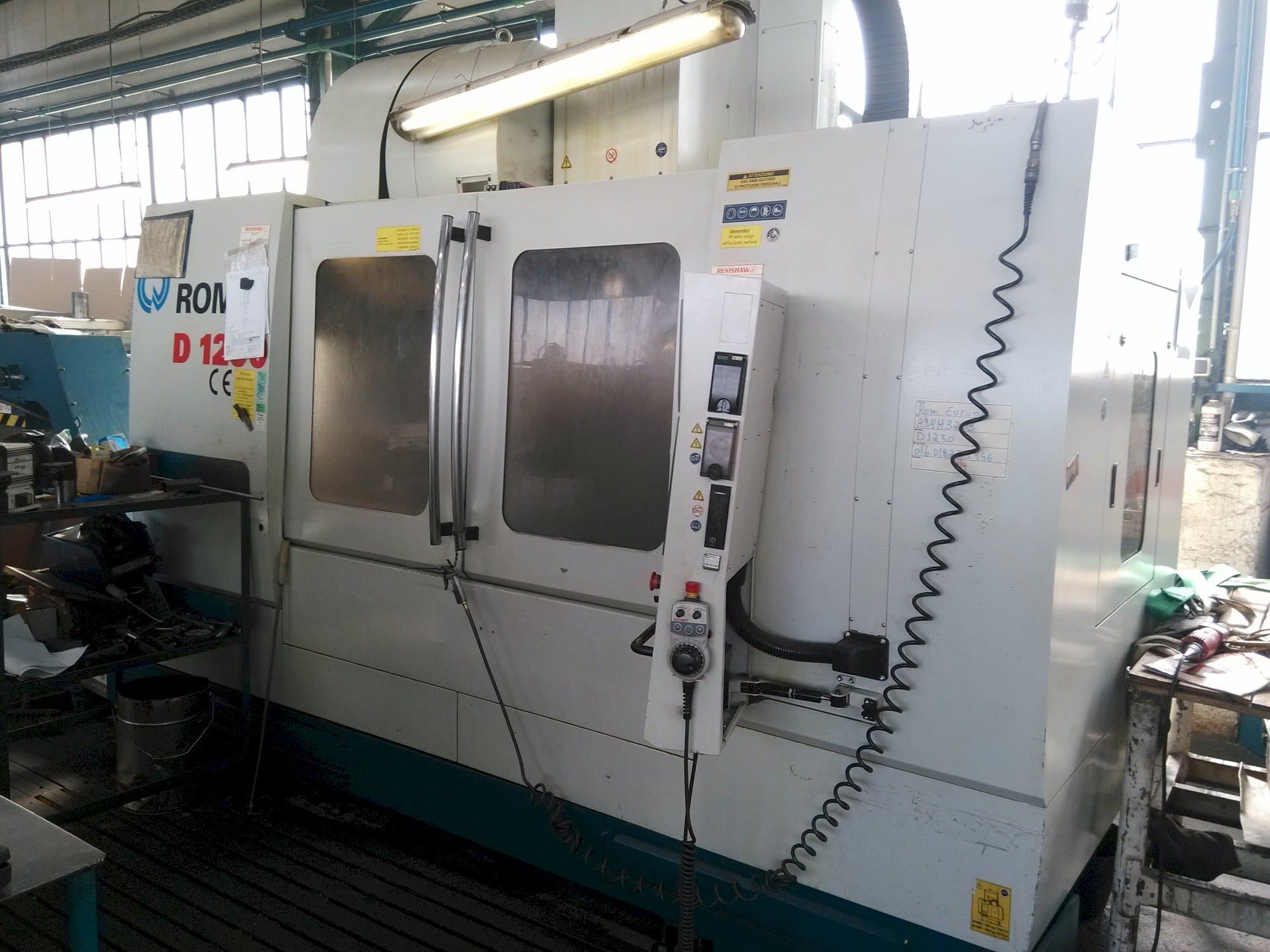 Front view of Romi D 1250  machine