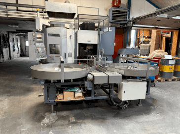 Front view of Okuma VTurn LVT300-M  machine