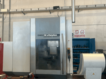 Front view of DECKEL MAHO DMU 50 Evolution  machine