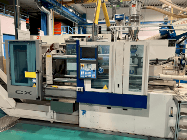 Front view of Krauss Maffei 65-180 CX  machine
