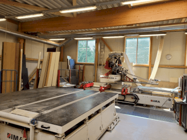 Front view of IMA BIMA CUT 120/300  machine