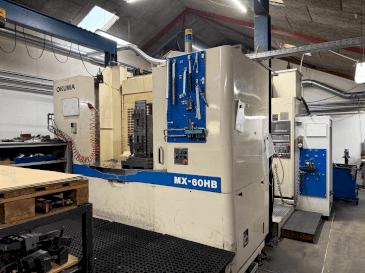 Front view of Okuma MX-60HB  machine