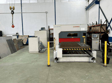 Front view of Durma HD-F 3015  machine