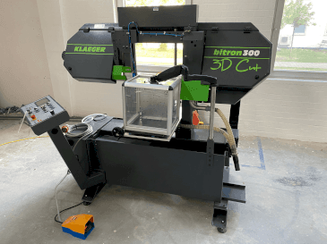 Front view of Klaeger Bitron 300 3D Cut  machine