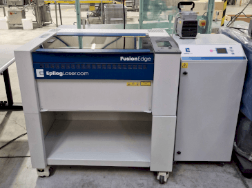 Front view of EPILOG Laser Fusion Ege 12 30watt fiber  machine