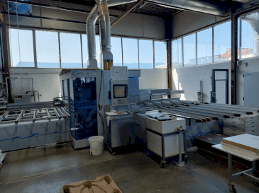 Front view of Weeke Optimat BHX 500/D  machine