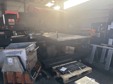 Front view of AMADA PEGA 306072 2000MM  machine