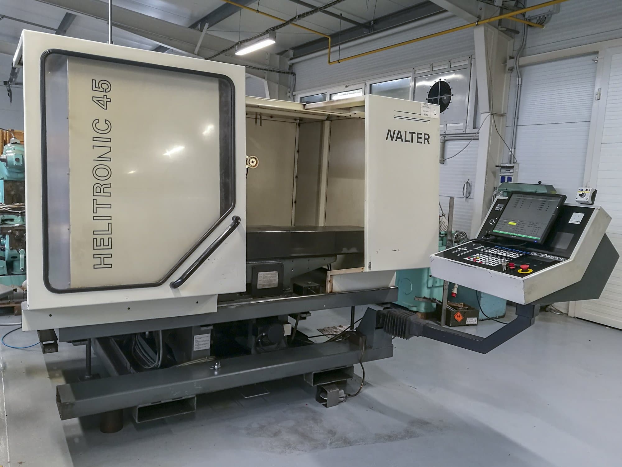 Left view of Walter AG Helitronic 45 machine