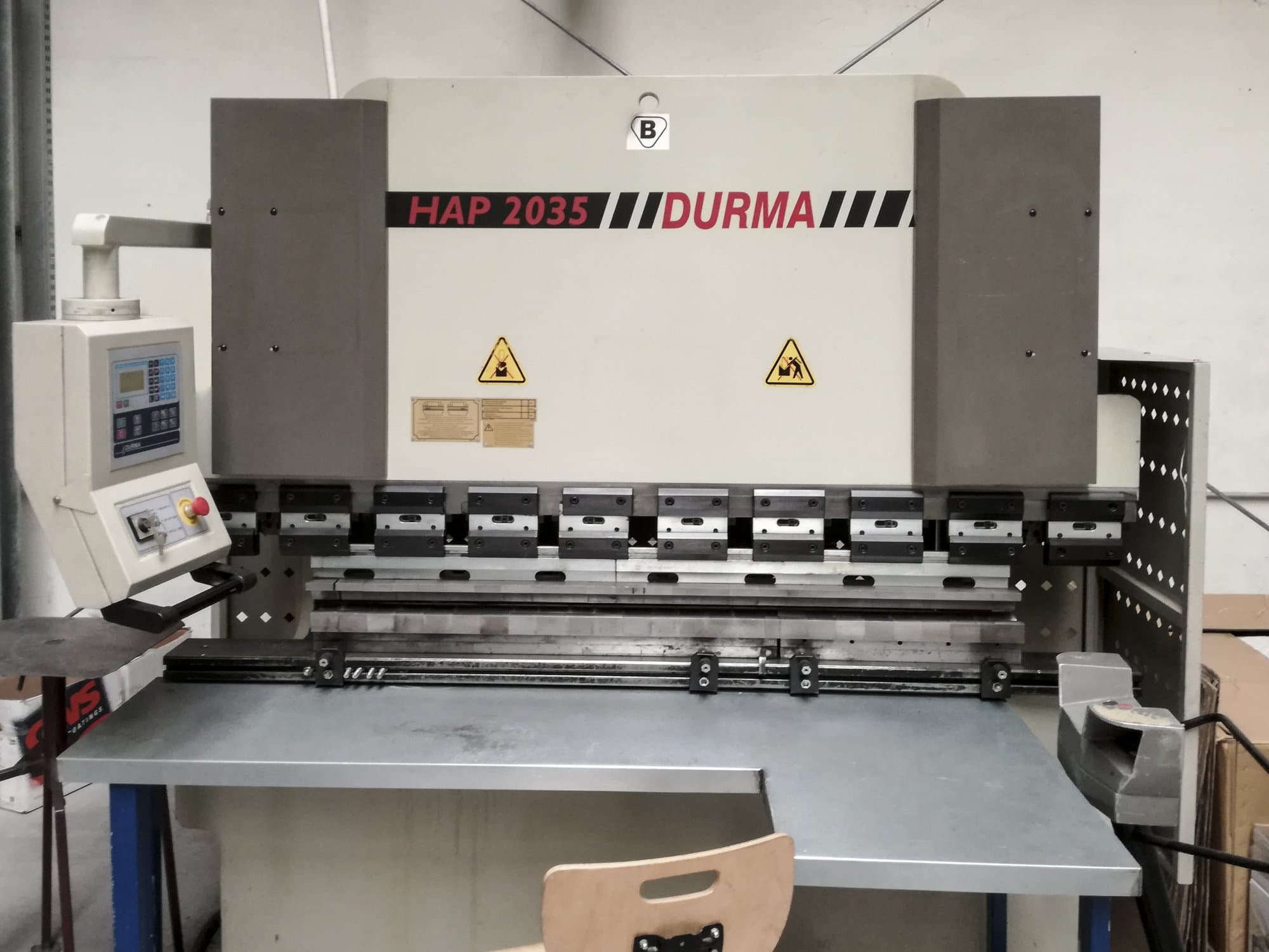 Front view of Durma HAP 2035 Machine