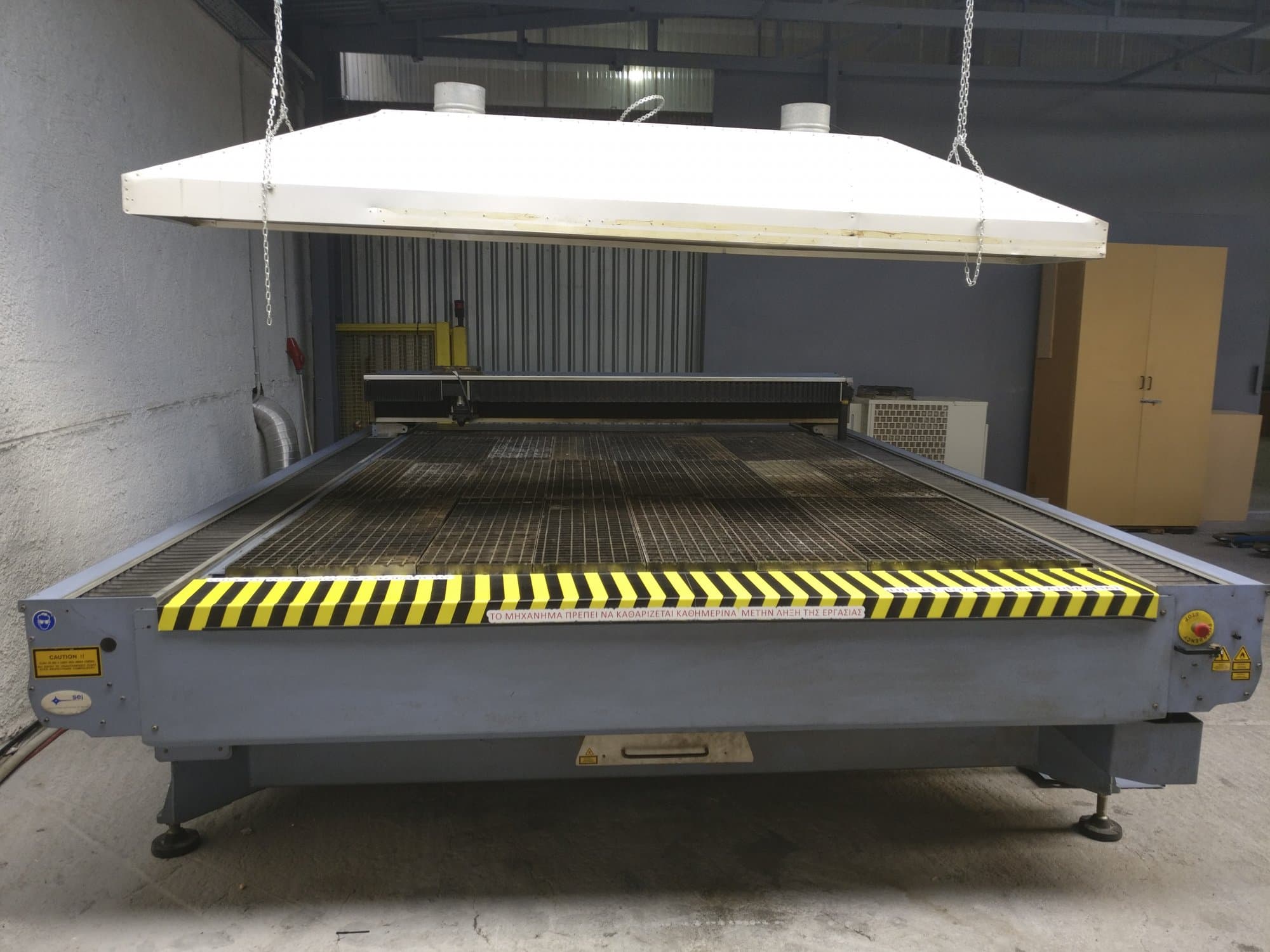 Front view of SEI Laser MERCURY 603 machine