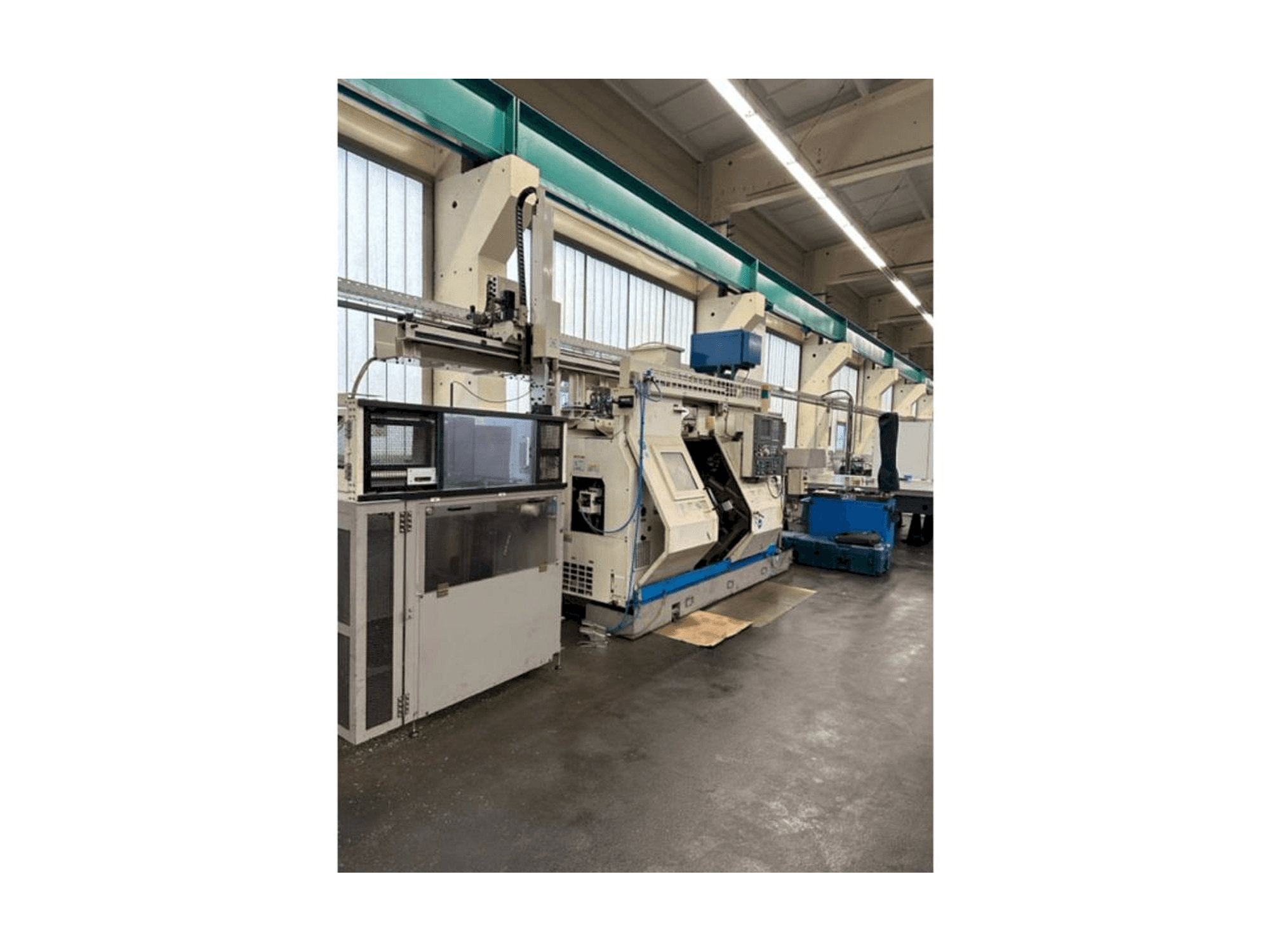 Front view of Okuma LT10 machine