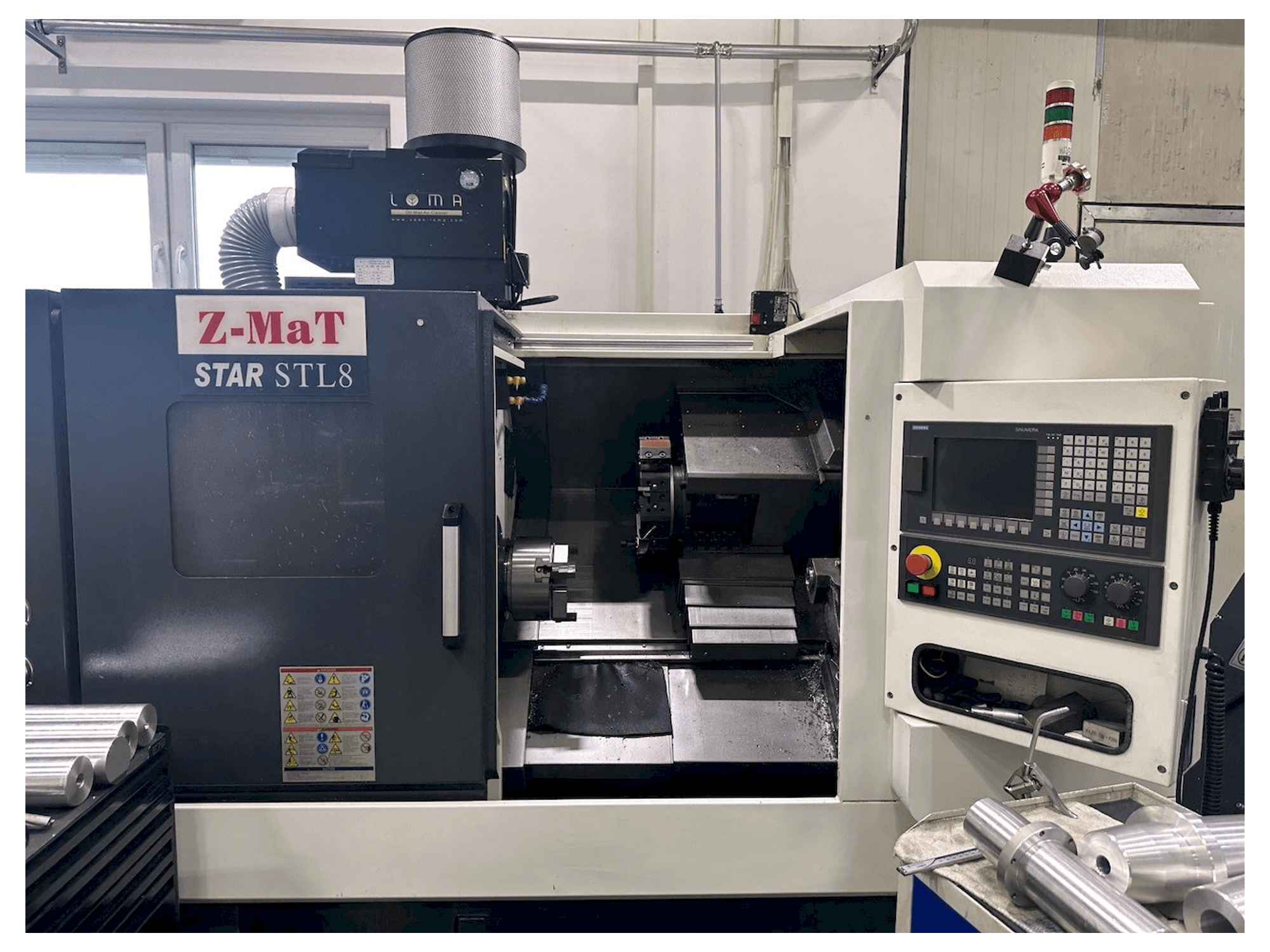 Front view of Z-MAT STAR STL 8 machine