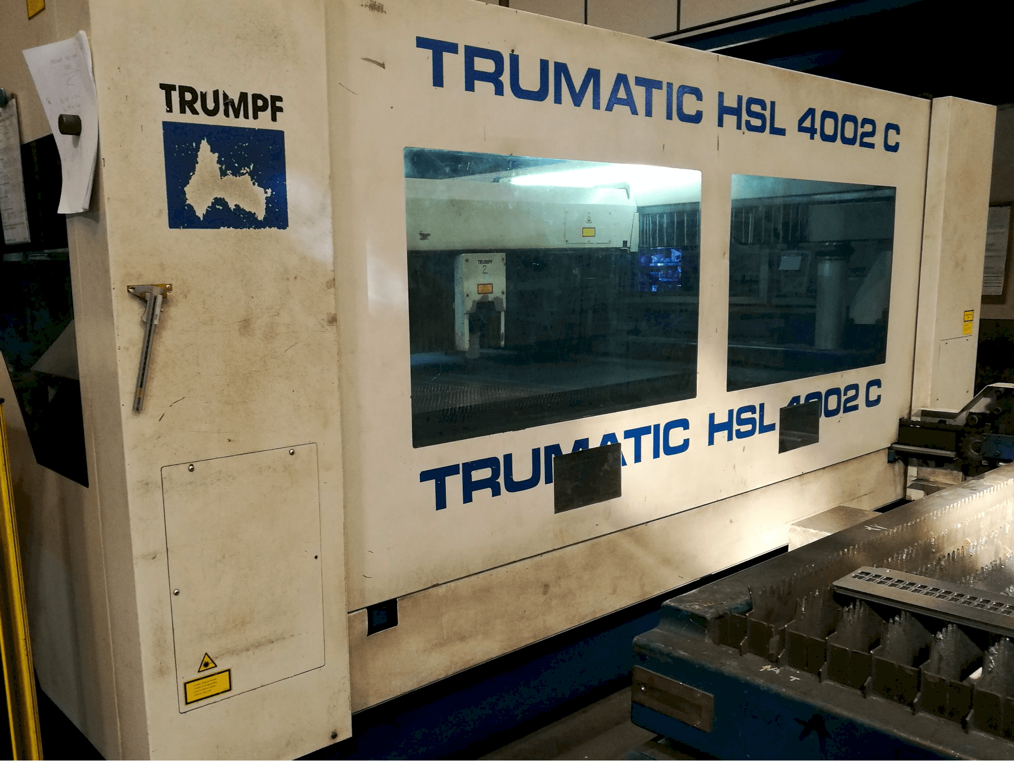 Left view of Trumpf Trumatic HSL 4002 C Machine