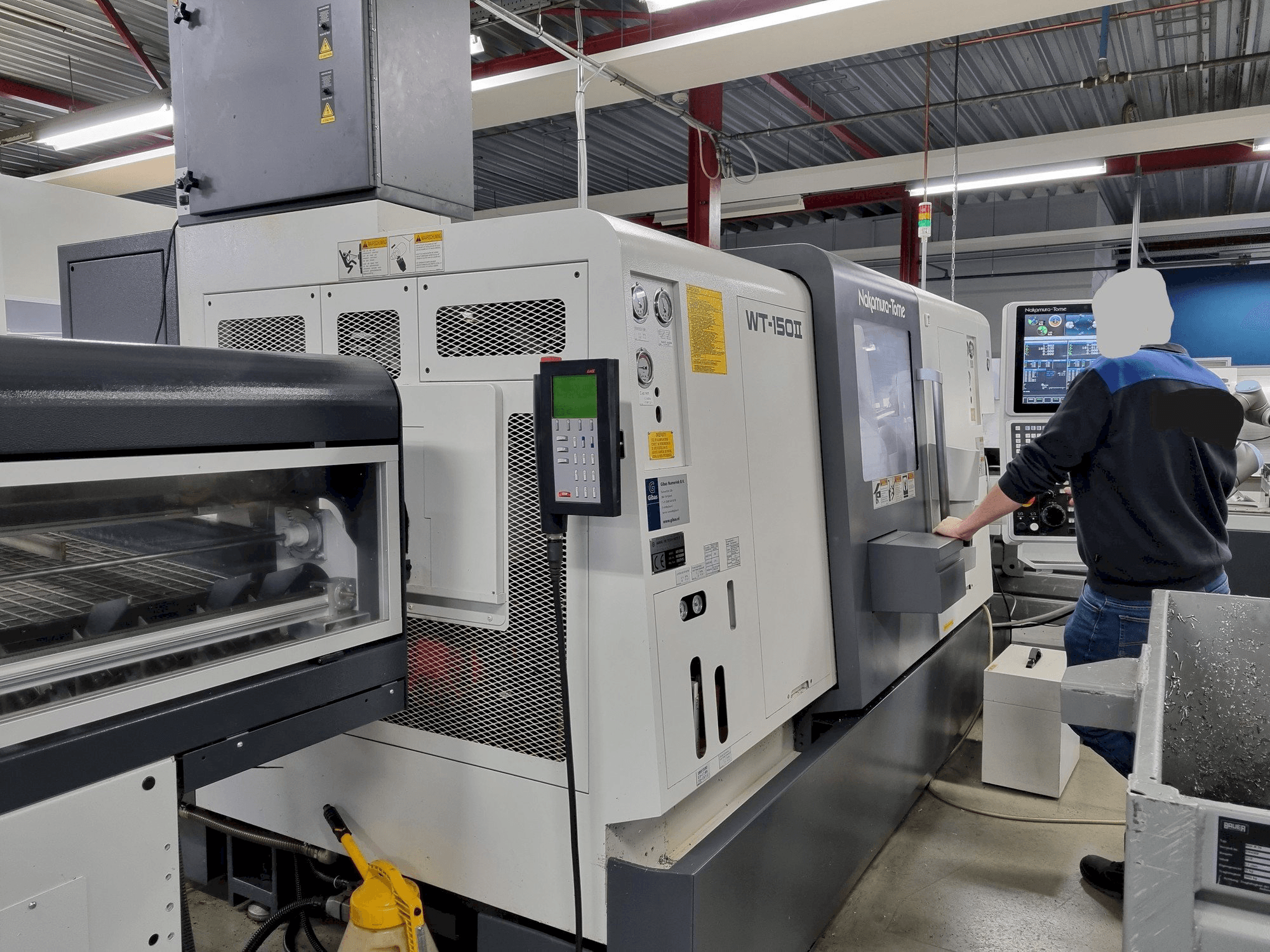 Front view of NAKAMURA-TOME WT-150II machine