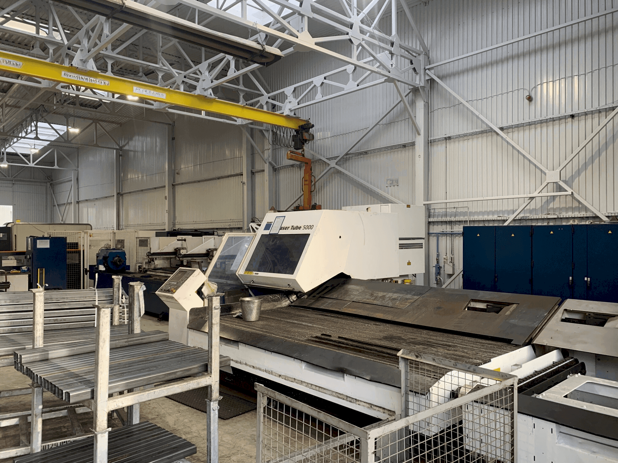 Front view of TRUMPF TruLaser Tube 5000 machine
