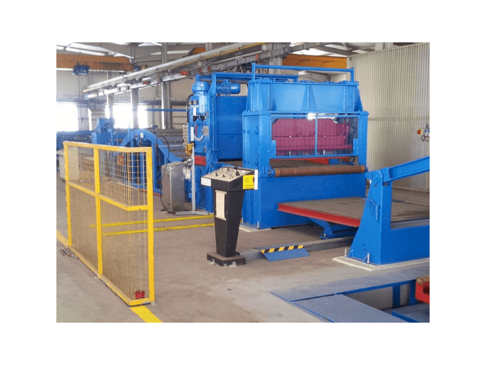 Front view of Sacma SP4A machine