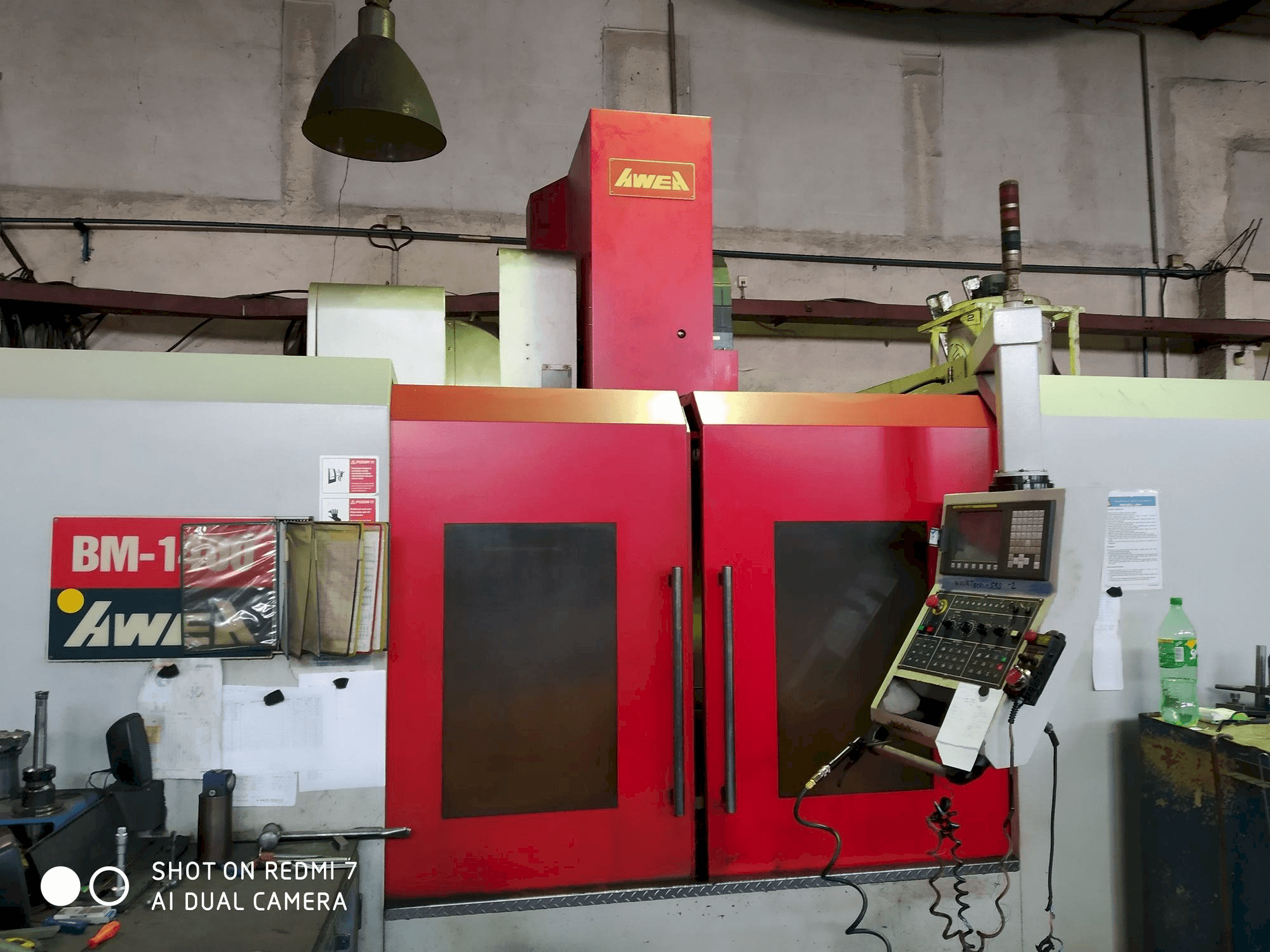 Front view of AWEA BM-1400 machine