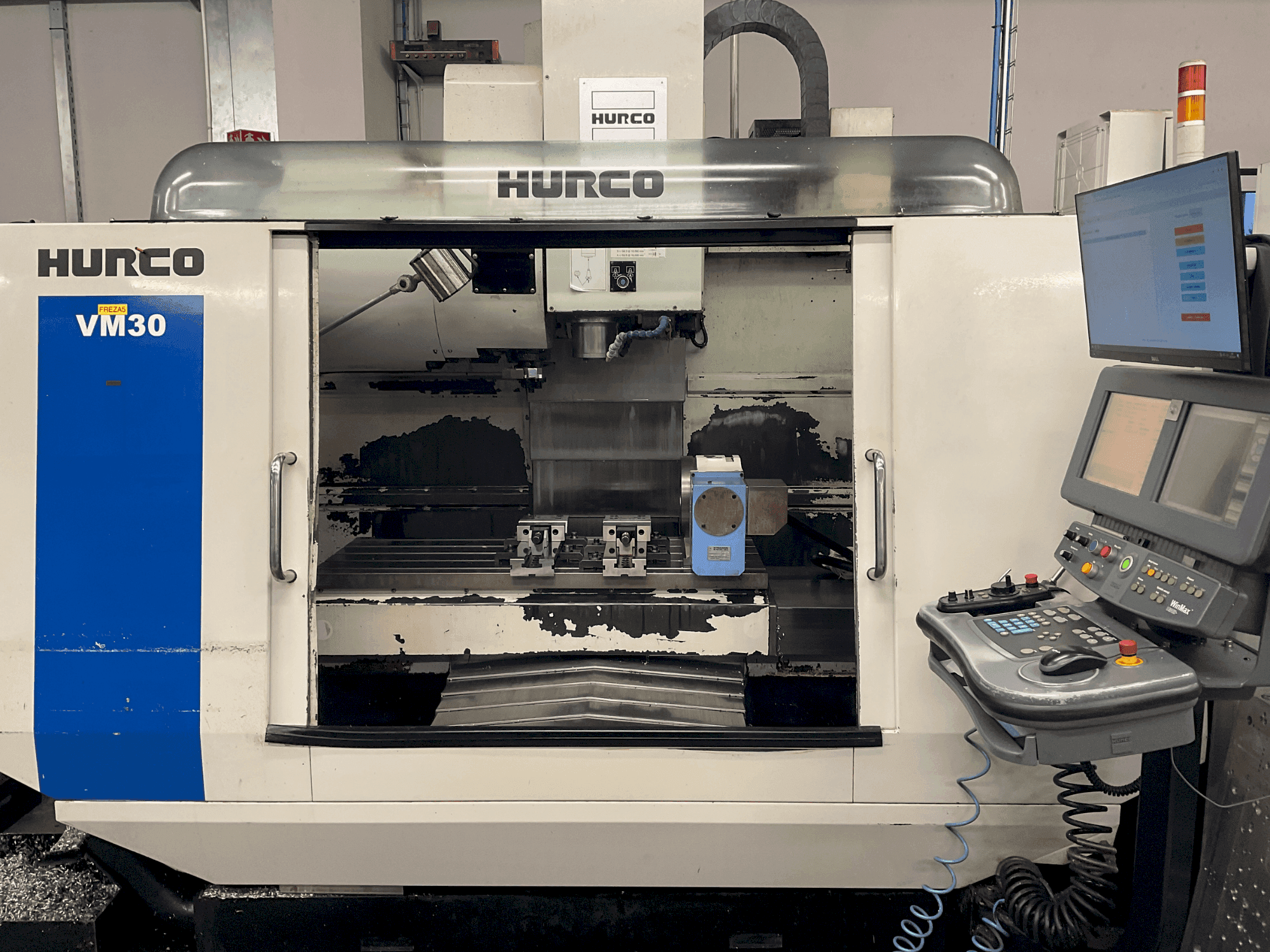 Front view of Hurco VM 30 machine