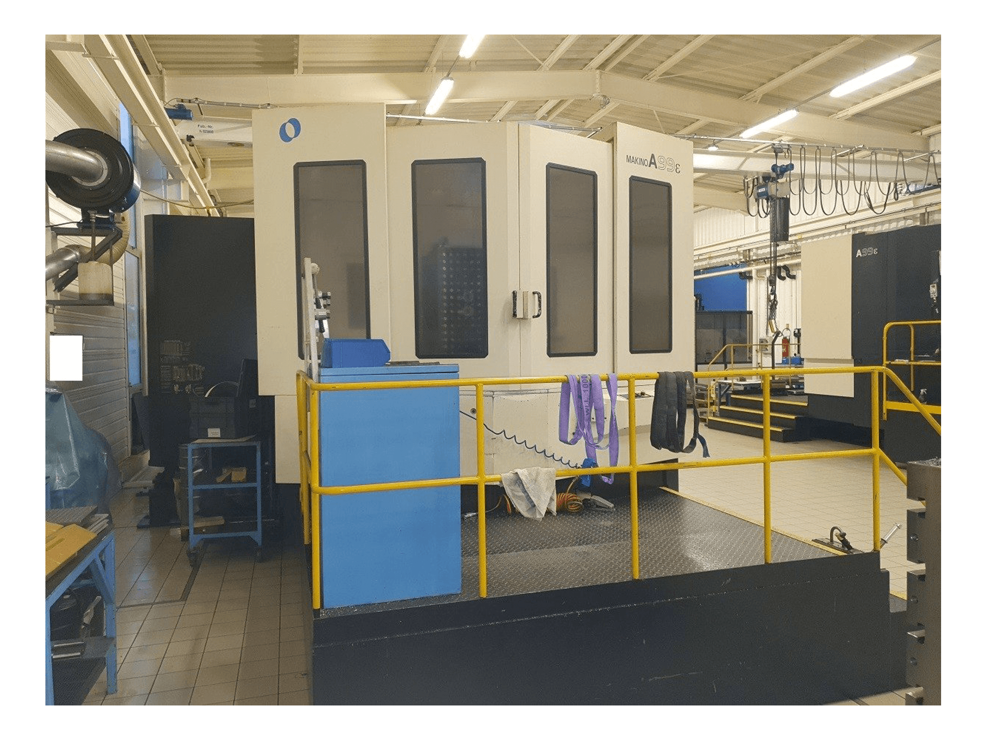 Front view of Makino A99 machine