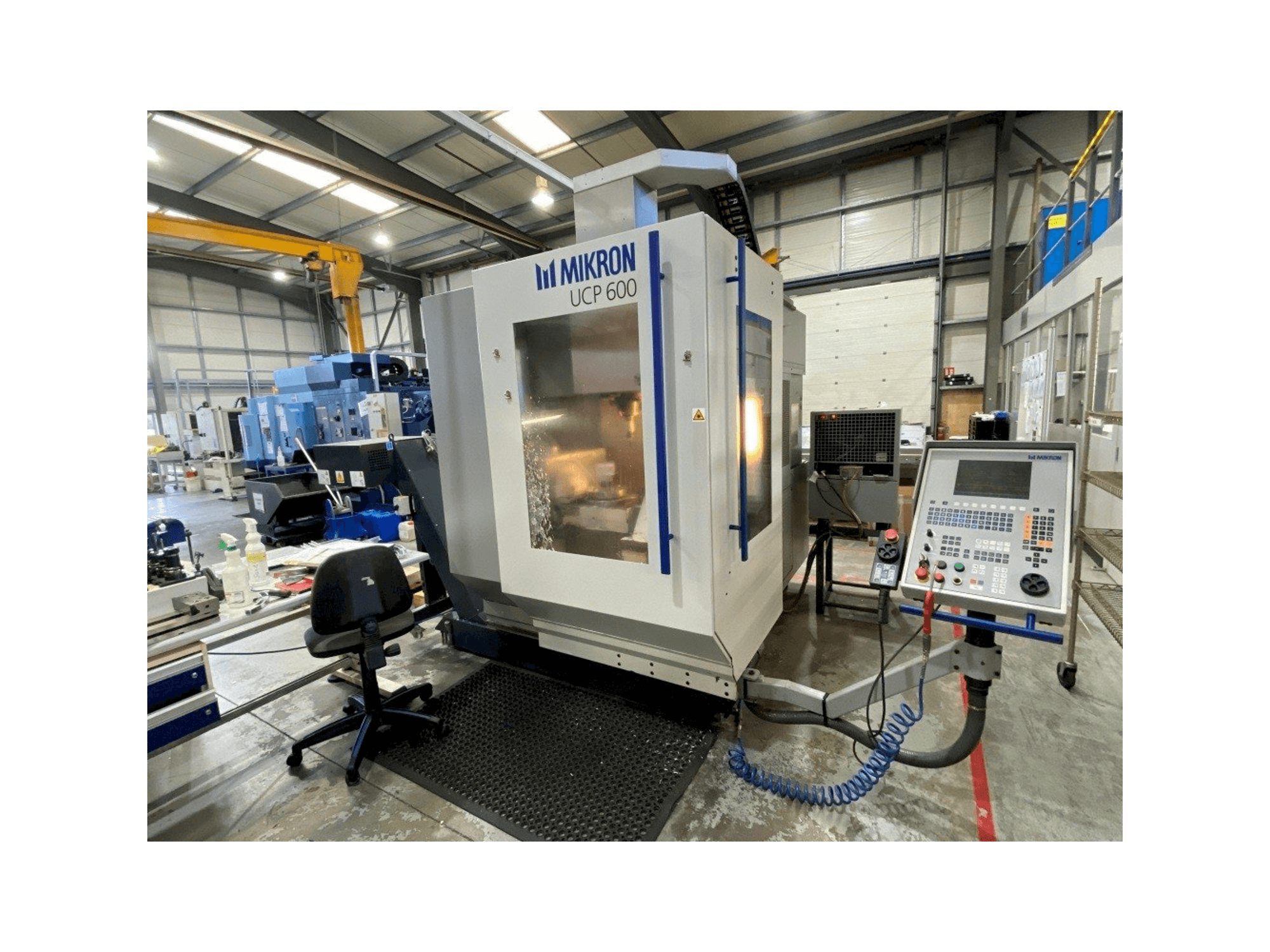 Front view of MIKRON UCP 600 machine