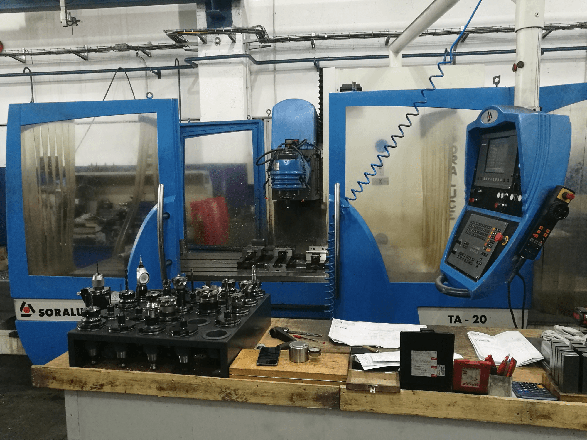 Front view of Soraluce TA-20 Machine