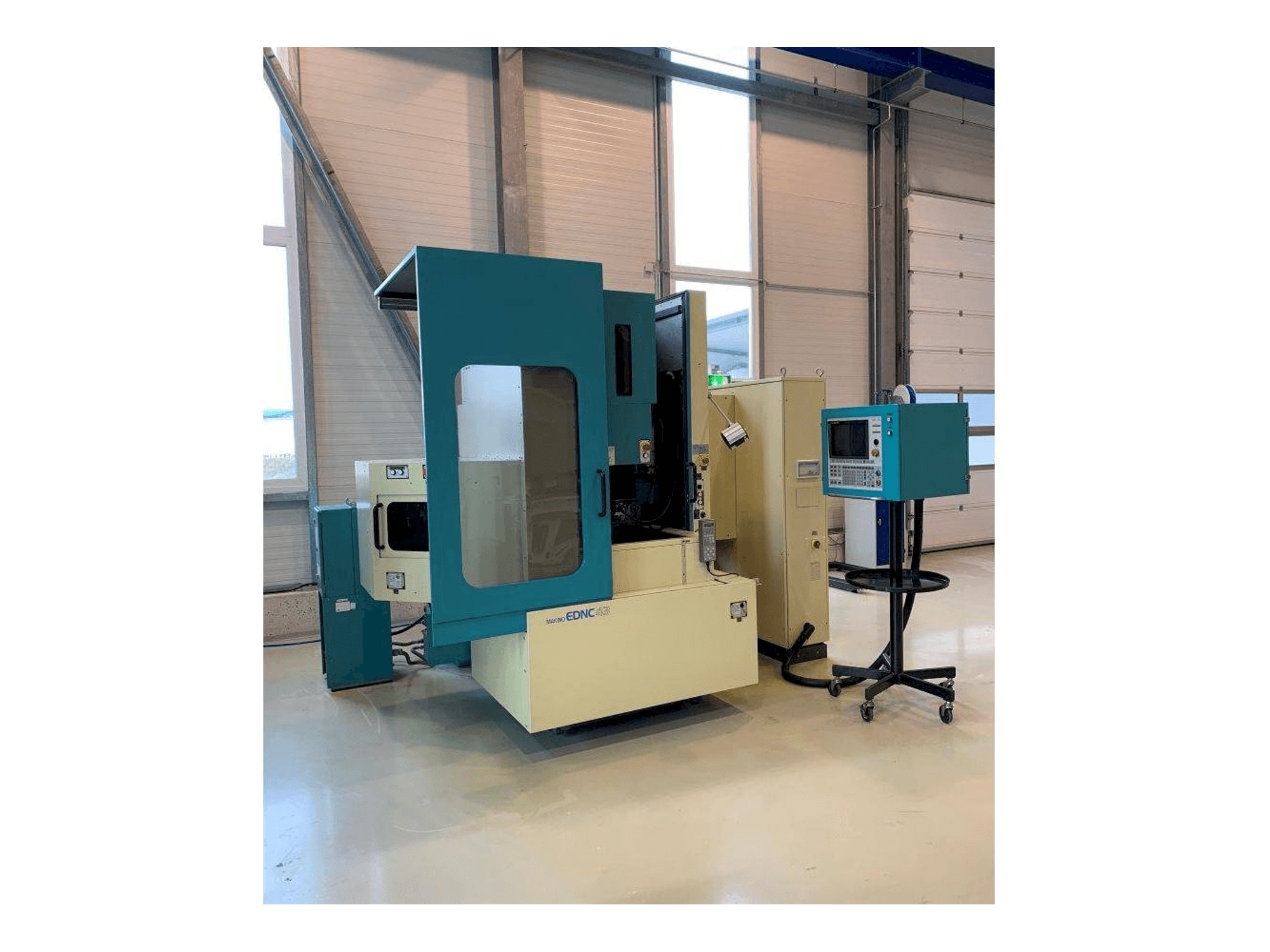 Front view of Makino EDNC43 machine