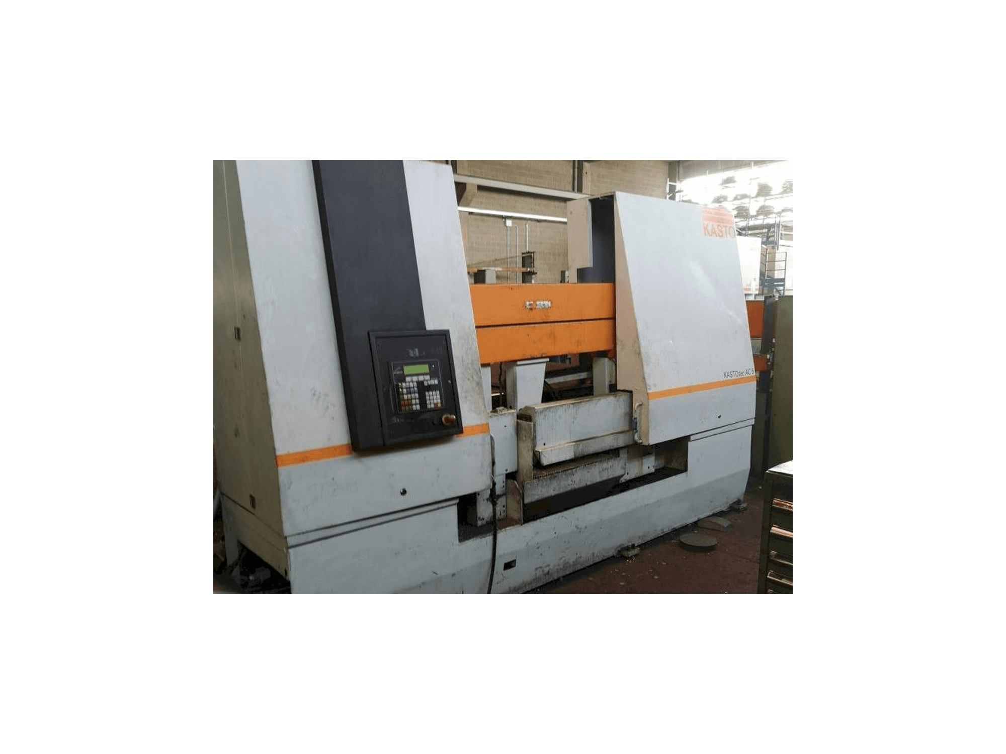 Left side view of KASTO AC5 machine