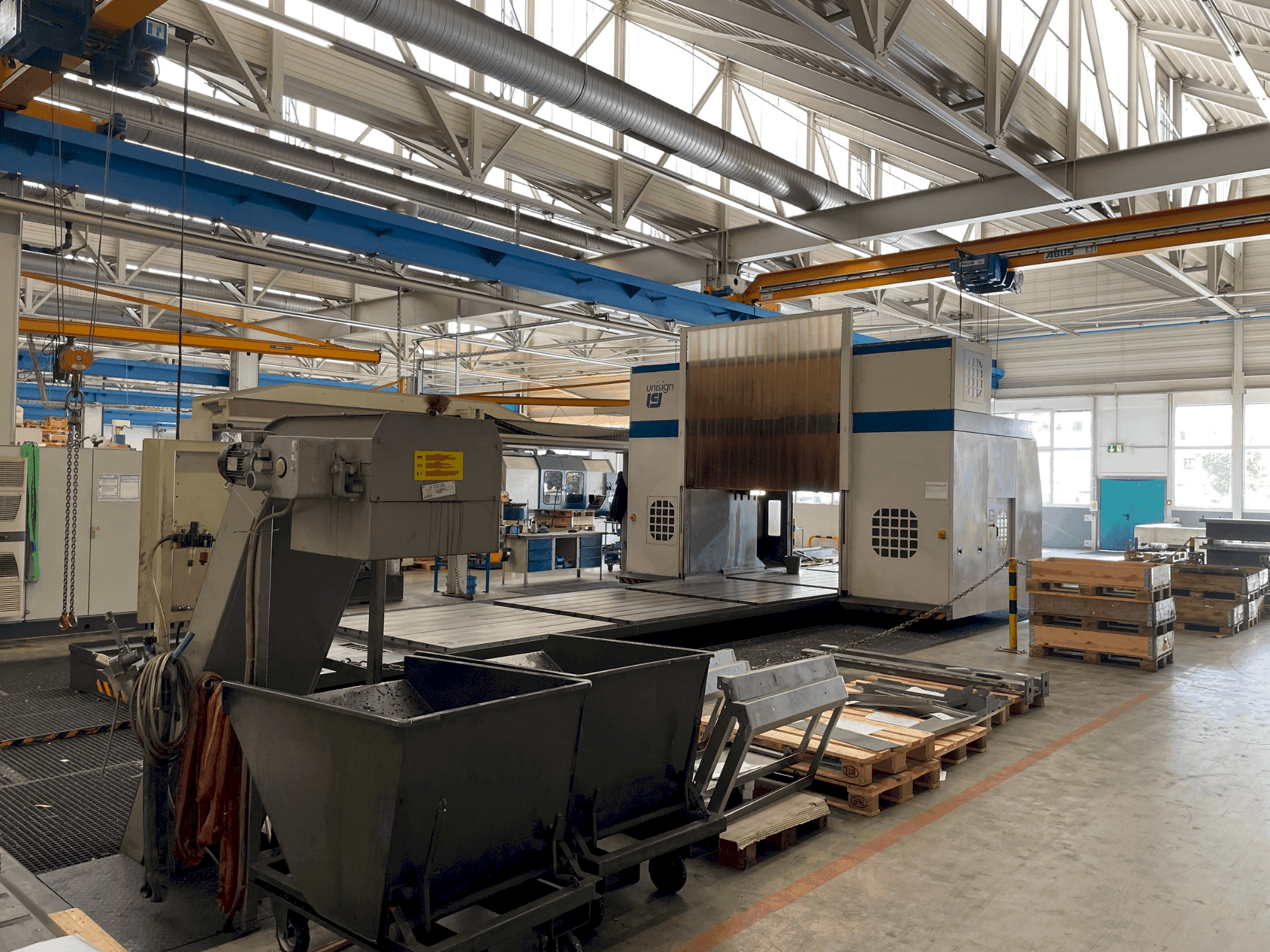 Front view of Unisign UNIPORT 6000 machine