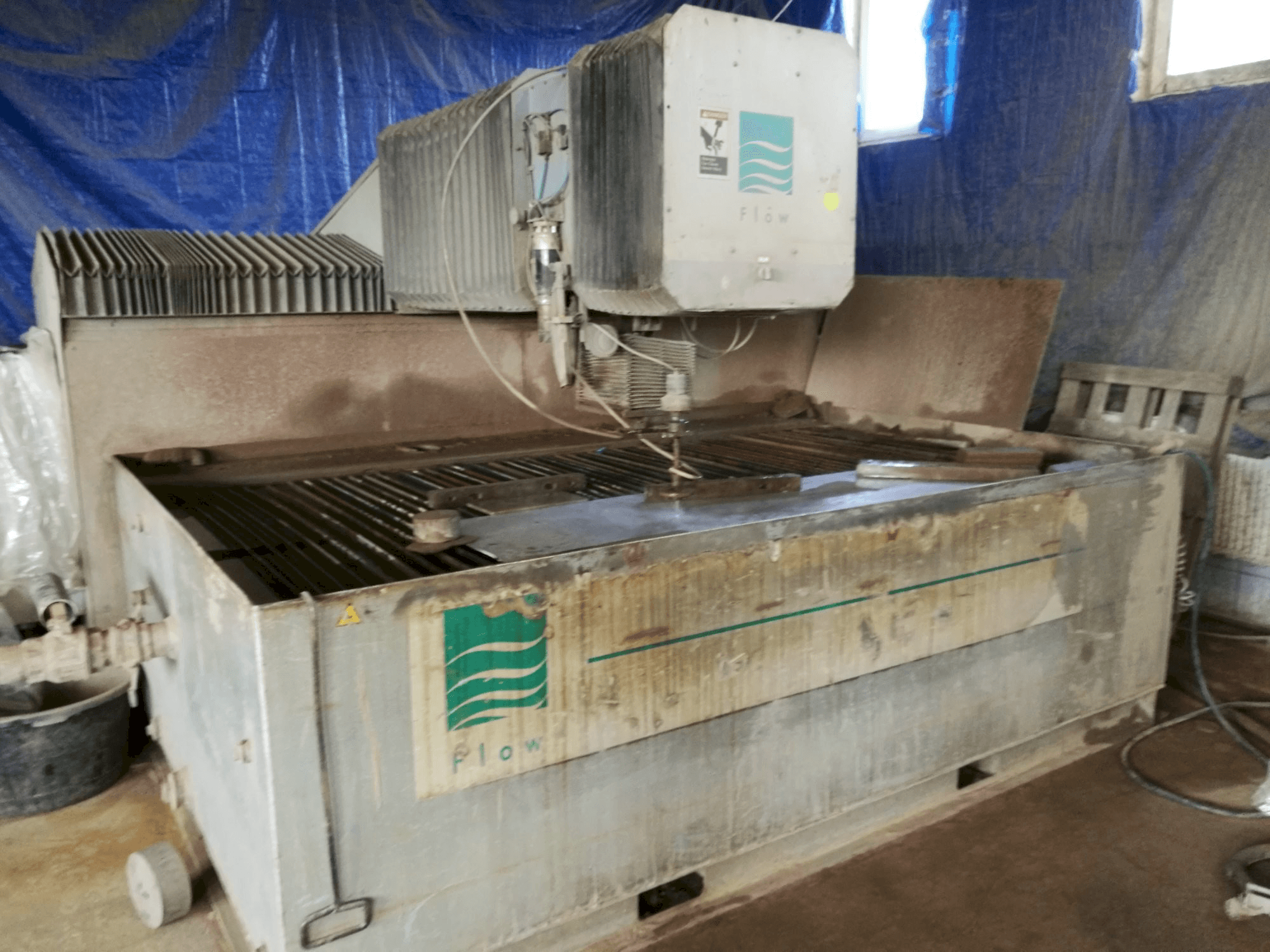 Front view of Flow IFB 2412 machine