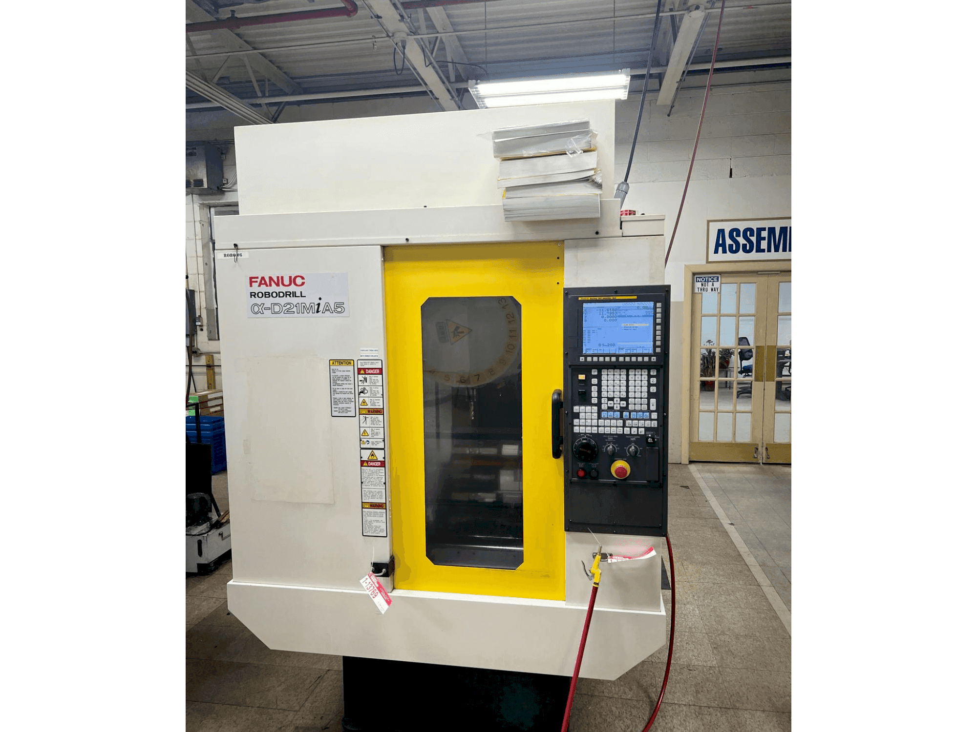 Front view of FANUC Robodrill D21MiA5 machine