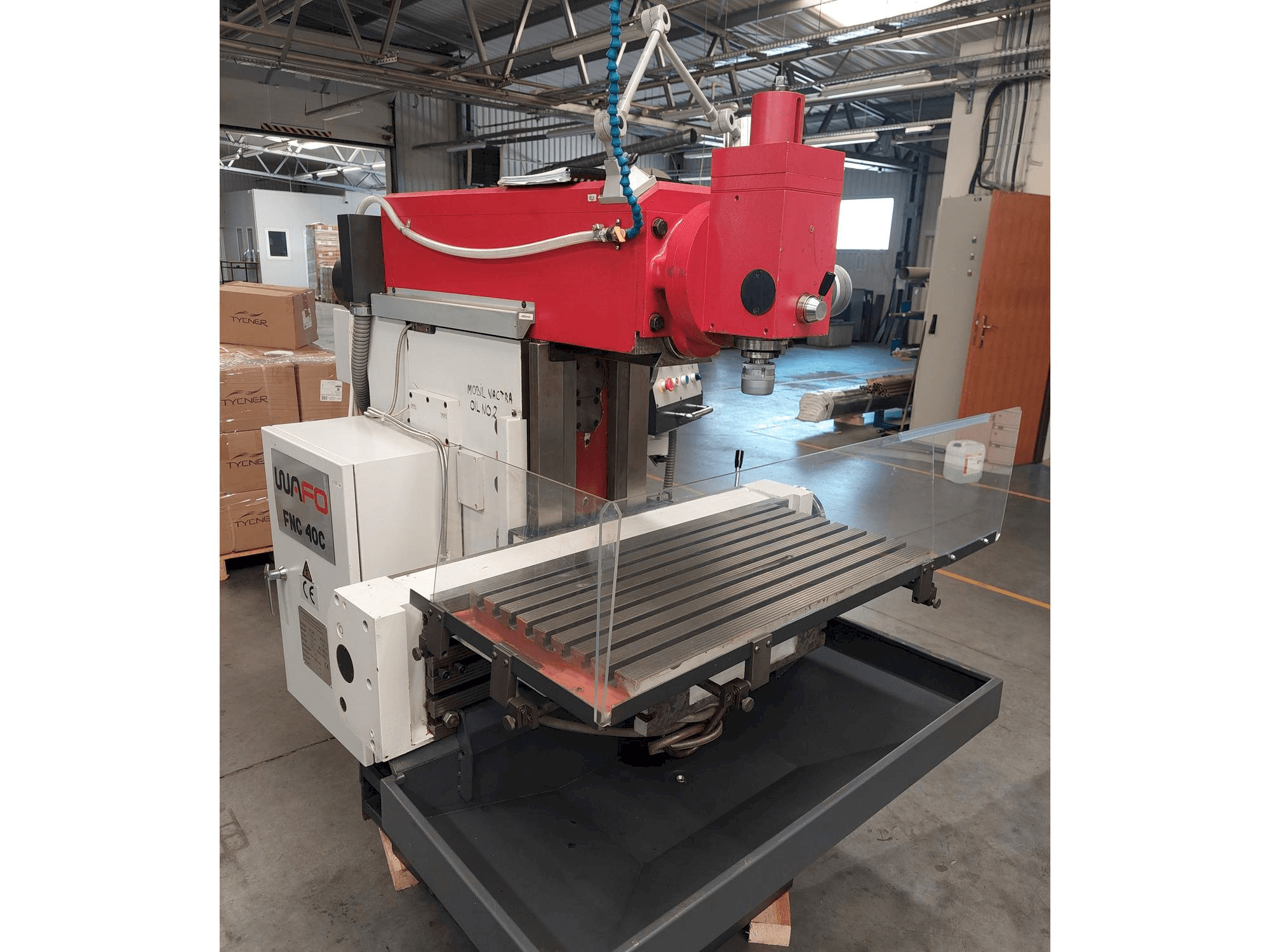 Front view of WAFO FNC 40C machine