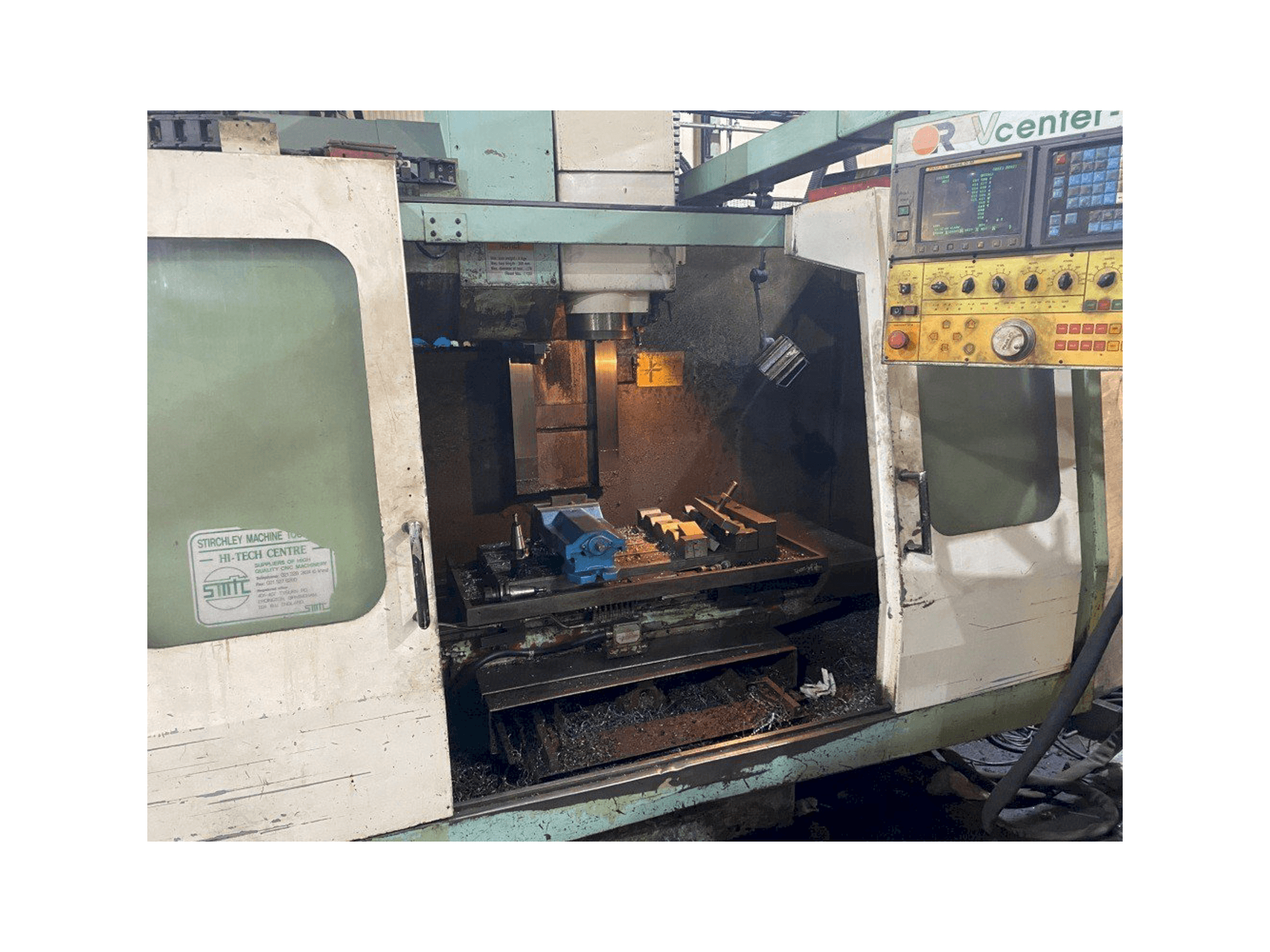 Front view of Victor V Centre-80 machine