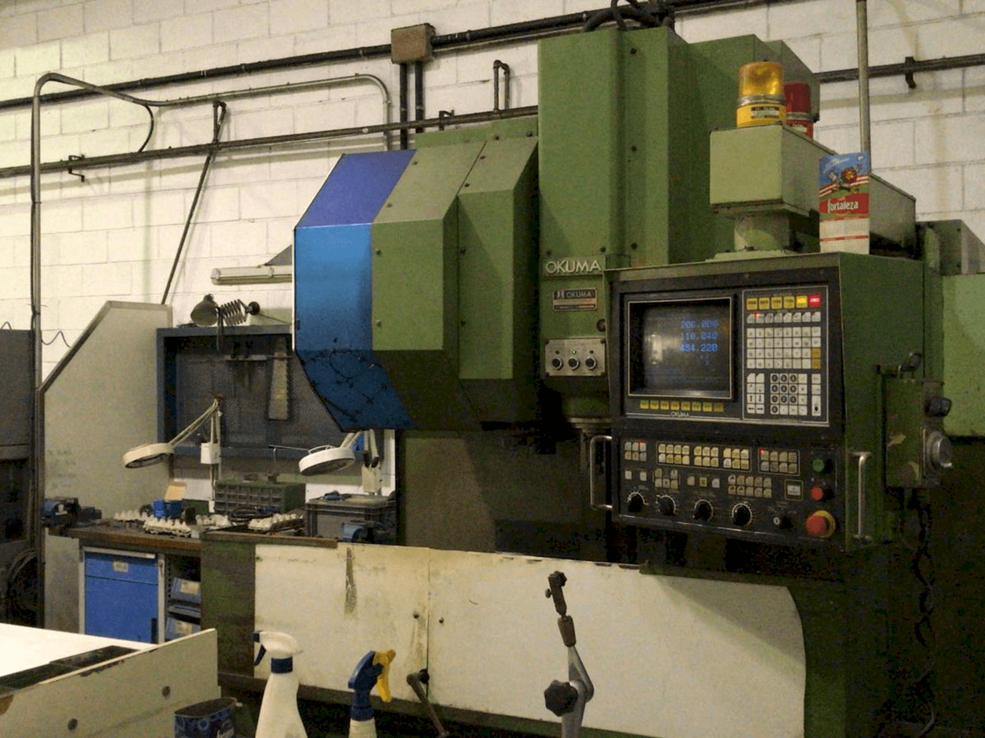 Right view of Okuma MC-4VA machine